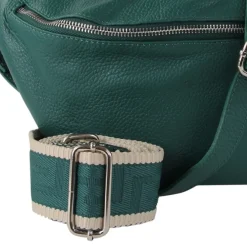 Toscanto Damen Gürteltasche Leder Tasche hellgrün OTT821BL
