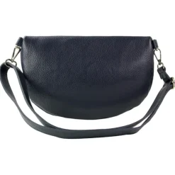 Toscanto Damen Gürteltasche Leder Tasche dunkelblau OTT825BB