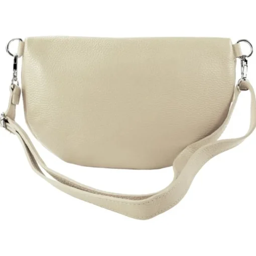 Toscanto Damen Gürteltasche Leder Tasche beige OTT825BI