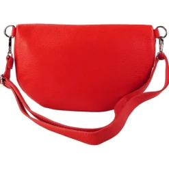 Toscanto Damen Gürteltasche Leder Tasche rot OTT825BR