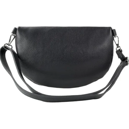 Toscanto Damen Gürteltasche Leder Tasche schwarz OTT825BS