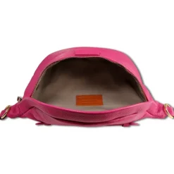 Toscanto Damen Gürteltasche Leder Tasche pink OTTM806GP