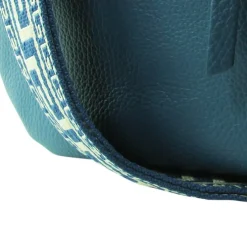 Toscanto Damen Gürteltasche Leder Tasche blau OTT807BF