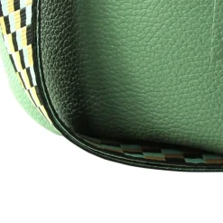 Toscanto Damen Gürteltasche Leder Tasche grün OTT807BL