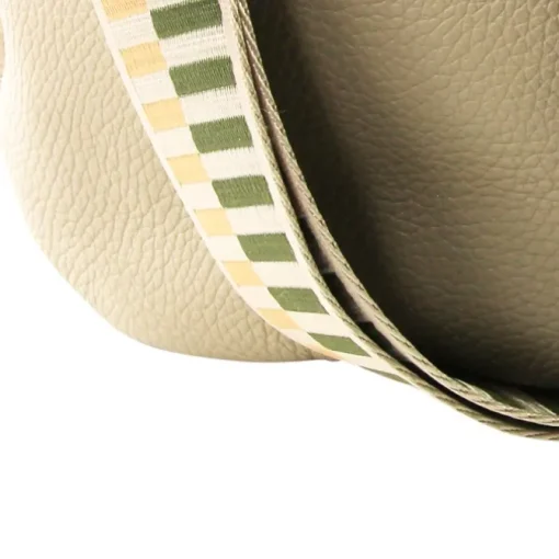 Toscanto Damen Gürteltasche Leder Tasche taupe beige OTT807BN