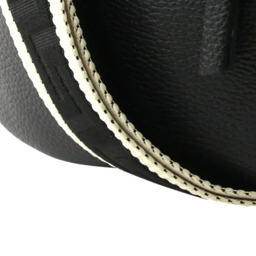 Toscanto Damen Gürteltasche Leder Tasche schwarz OTT807BS