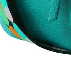 Toscanto Damen Gürteltasche Leder Tasche türkis OTT807BT