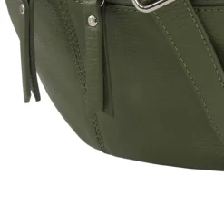 Toscanto Damen Gürteltasche Leder Tasche grün OTT820BG