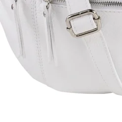 Toscanto Damen Gürteltasche Leder Tasche weiß OTT820BW