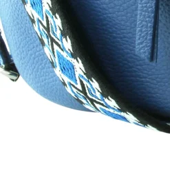 Toscanto Damen Gürteltasche Leder Tasche blau OTT807BM
