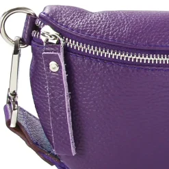 Toscanto Damen Gürteltasche Leder Tasche lila/violett OTTM808GV