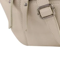 Toscanto Damen Gürteltasche Leder Tasche beige OTT820BI