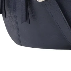 Toscanto Damen Gürteltasche Leder Tasche dunkelblau OTT821BB