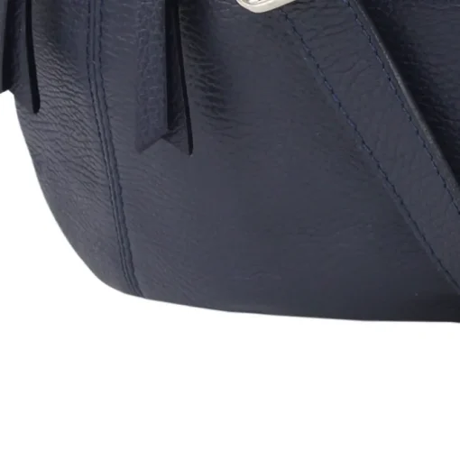 Toscanto Damen Gürteltasche Leder Tasche dunkelblau OTT821BB