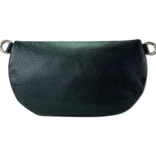 Toscanto Damen Gürteltasche Leder Tasche schwarz OTT807BS