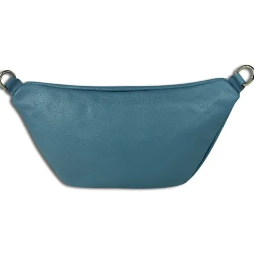 Toscanto Damen Gürteltasche Leder Tasche blau OTT820BF