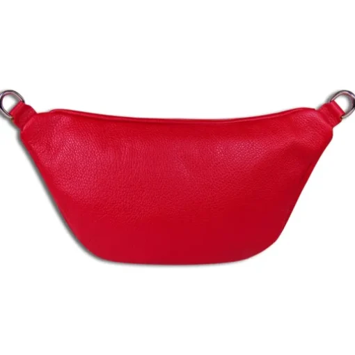 Toscanto Damen Gürteltasche Leder Tasche rot OTT820BR