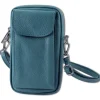 Toscanto Damen Handtasche Leder Tasche hellblau OTT827SH