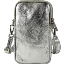 Toscanto Damen Handtasche Leder Tasche silber OTT827SJ