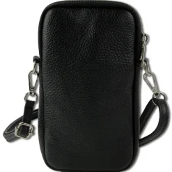 Toscanto Damen Handtasche Leder Tasche schwarz OTT827SS