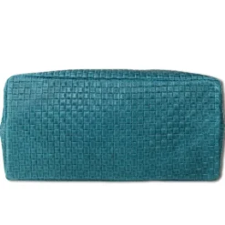 Toscanto Damen Handtasche Leder Tasche türkis braun OTT164HT