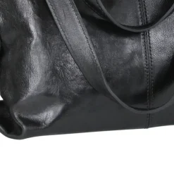 Toscanto Damen Henkeltasche Shopper Leder Tasche schwarz OTT136SS