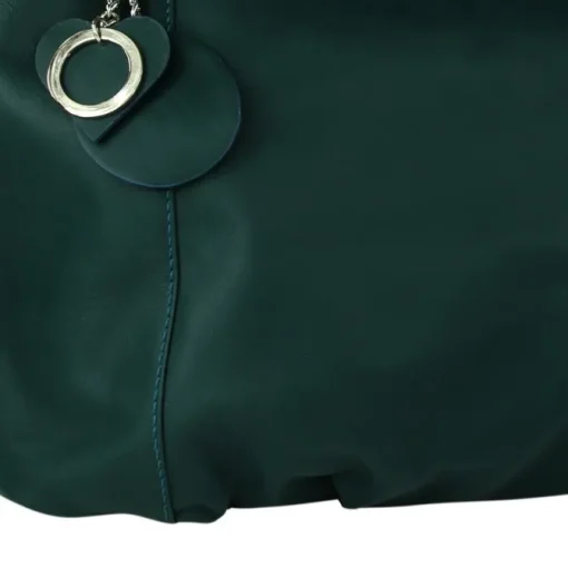 Toscanto Damen Henkeltasche Leder Tasche türkis OTT128ST