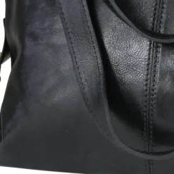 Toscanto Damen Henkeltasche Shopper Leder Tasche schwarz OTT136SS