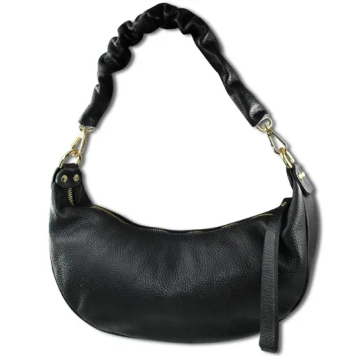 Toscanto Damen Jugend Citytasche Leder Tasche schwarz OTT830US