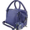Toscanto Damen Jugend Citytasche Leder Tasche blau OTT822UH