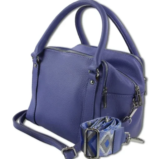 Toscanto Damen Jugend Citytasche Leder Tasche blau OTT822UH