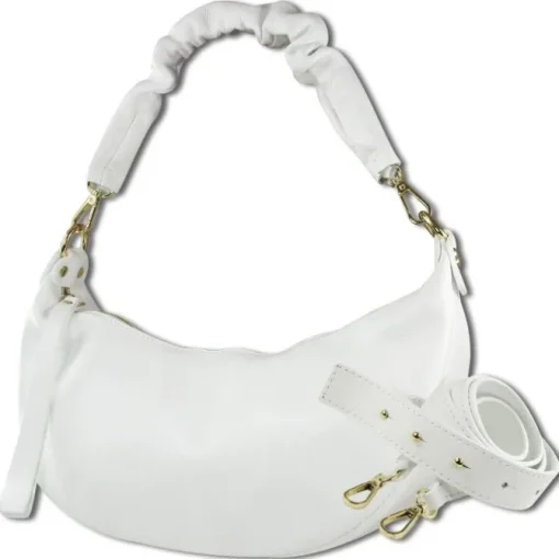 Toscanto Damen Jugend Citytasche Leder Tasche weiß OTT830UW