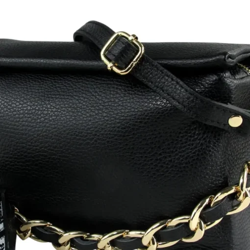Toscanto Damen Jugend Citytasche Leder Tasche schwarz OTT818US