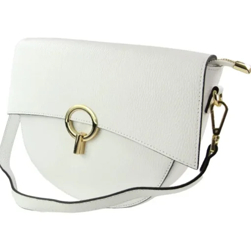 Toscanto Damen Jugend Citytasche Leder Tasche weiß OTT824UW