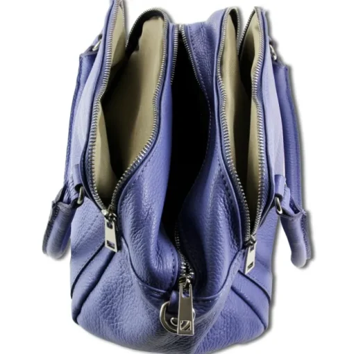Toscanto Damen Jugend Citytasche Leder Tasche blau OTT822UH