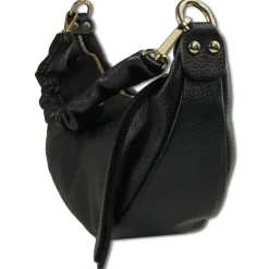 Toscanto Damen Jugend Citytasche Leder Tasche schwarz OTT830US
