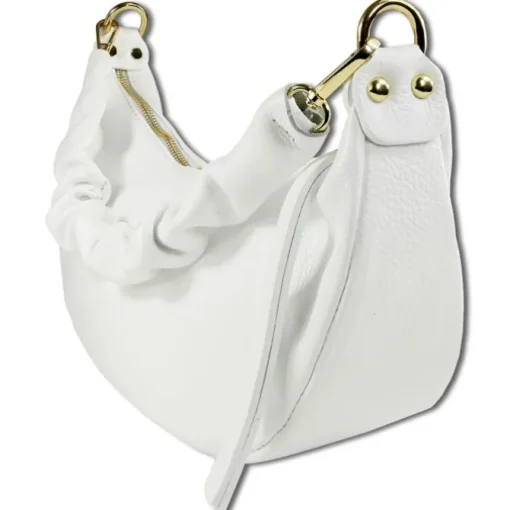 Toscanto Damen Jugend Citytasche Leder Tasche weiß OTT830UW
