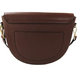Toscanto Damen Jugend Citytasche Leder Tasche dunkelbraun OTT824UN