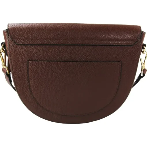 Toscanto Damen Jugend Citytasche Leder Tasche dunkelbraun OTT824UN