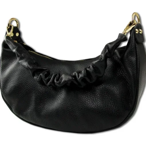 Toscanto Damen Jugend Citytasche Leder Tasche schwarz OTT830US