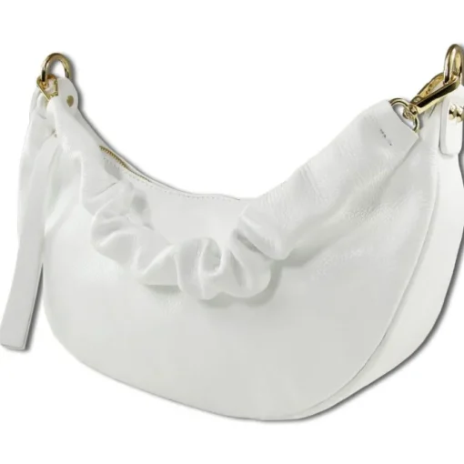 Toscanto Damen Jugend Citytasche Leder Tasche weiß OTT830UW