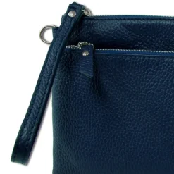 Toscanto Damen Jugend Handgelenktasche Leder Tasche blau OTT816UB
