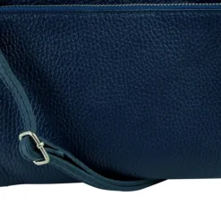 Toscanto Damen Jugend Handgelenktasche Leder Tasche blau OTT816UB