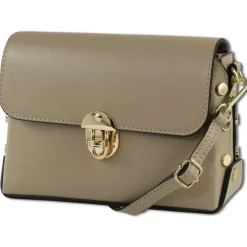 Toscanto Damen Leder Tasche taupe beige OTT808UC