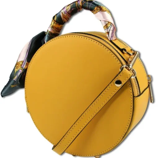 Toscanto Damen Leder Tasche gelb OTT819SY