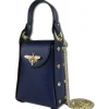 Toscanto Damen Leder Tasche blau OTT813UB