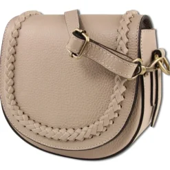 Toscanto Damen Leder Tasche taupe beige OTT806SC