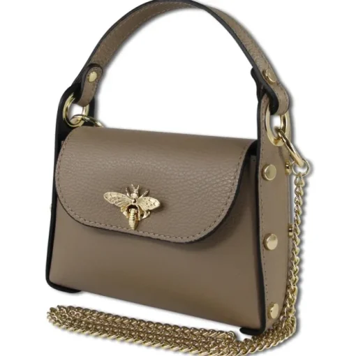 Toscanto Damen Leder Tasche taupe beige OTT817UC