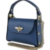 Toscanto Damen Leder Tasche blau OTT817UF