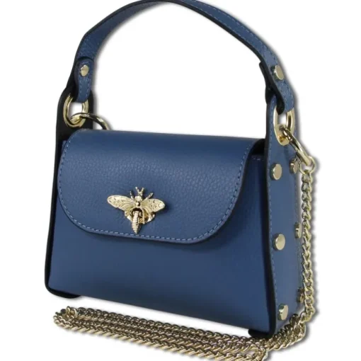 Toscanto Damen Leder Tasche blau OTT817UF